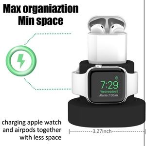 airpods and apple watch charging station